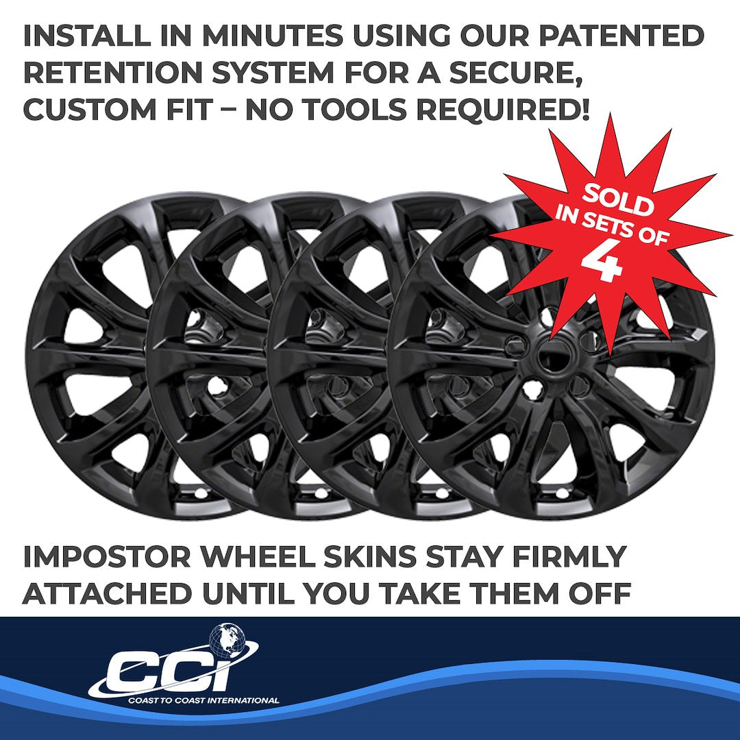 Product of Coast To Coast IWCIMP409BLK Black Set Of 4 