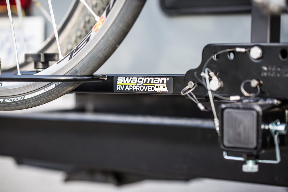 Product of Swagman 64663 2 Bikes Bike Wheel Rests In Loop Bike Rack - Receiver Hitch Mount No 
