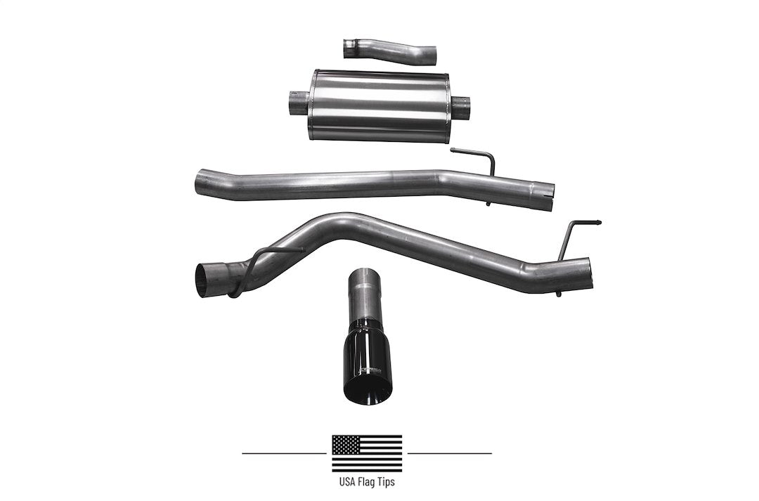 Product of Corsa Performance 21060BLKUSA Sport Cat Back System Single Exhaust System Kit 