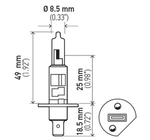 Product of Hella 002089541 Headlight Bulb