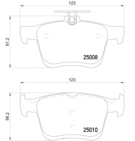 Product of Hella 355020271 Brake Pad - 