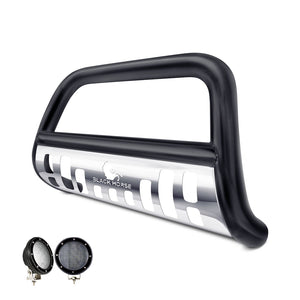 Product of Black Horse Offroad CBBS-FOB3001SP-PLFB Bull Bar  with skid plate 