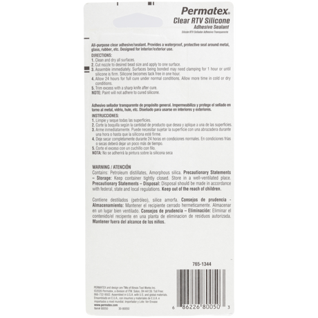 Product of Permatex 80050 Adhesive Sealant