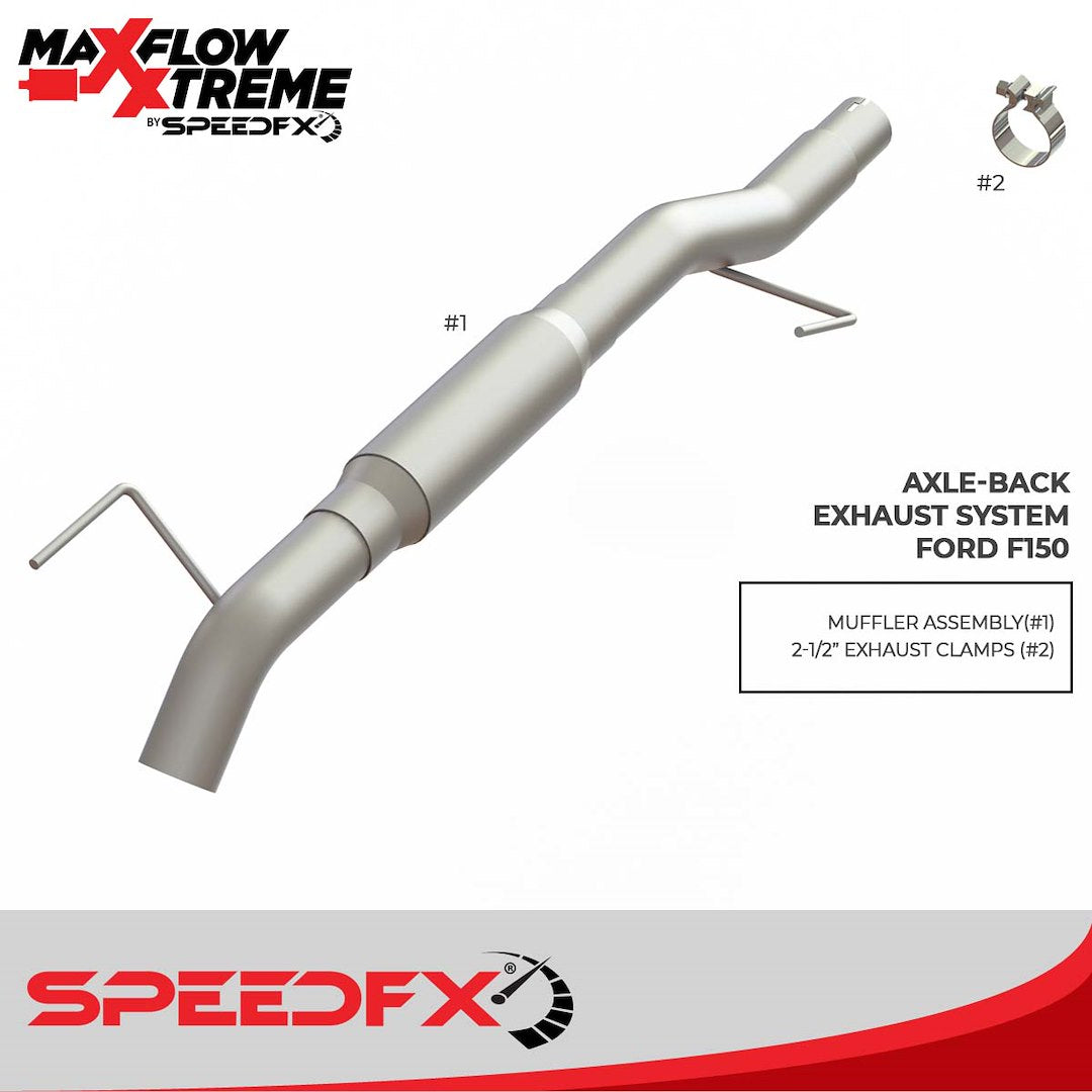 Product of SpeedFX 50300 MaxFlow Xtreme Cat Back System Single Exhaust System Kit 