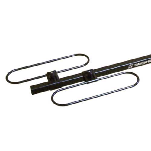 Product of Swagman 64663 2 Bikes Bike Wheel Rests In Loop Bike Rack - Receiver Hitch Mount No 