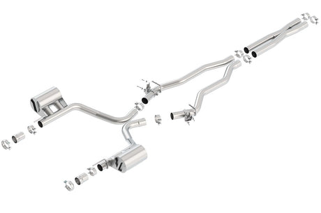 Product of Borla 140672 ATAK ® Series Cat Back System Dual Exhaust System Kit 