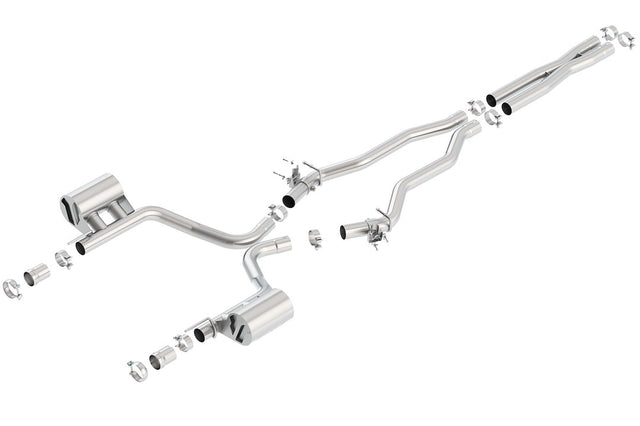 Product of Borla 140672 ATAK ® Series Cat Back System Dual Exhaust System Kit 