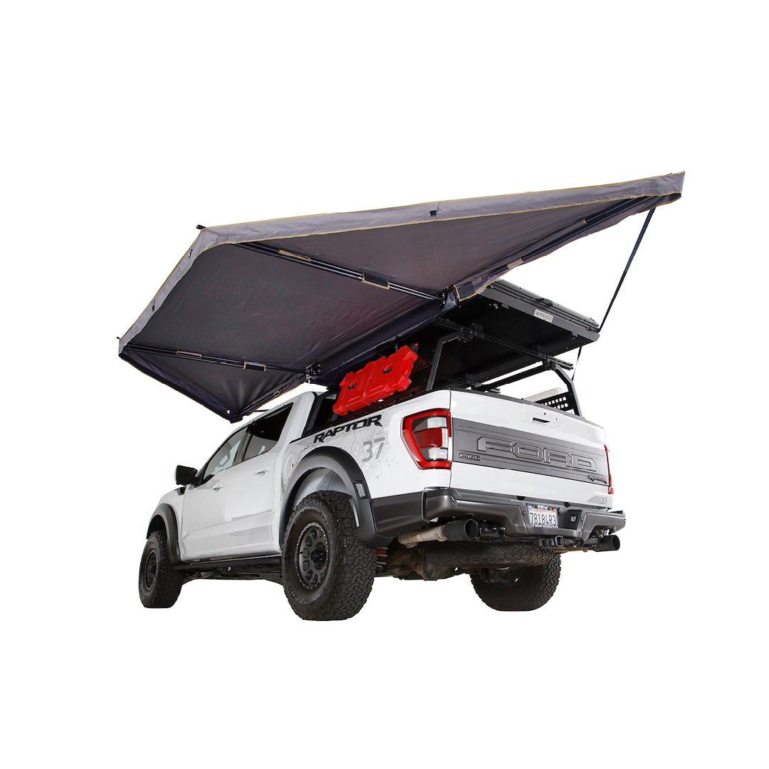 Product of Overland Vehicle Systems 19609917 SUV/Pickup Overlanding Manual Awning , Gray Solid 