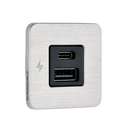 Scanstrut Sc-Tile-11 Usb Outlet||sc-Tile-11 Usb-A Usb-C Stainless Steel 3.4.Jpg||86||scasctile11||1744839