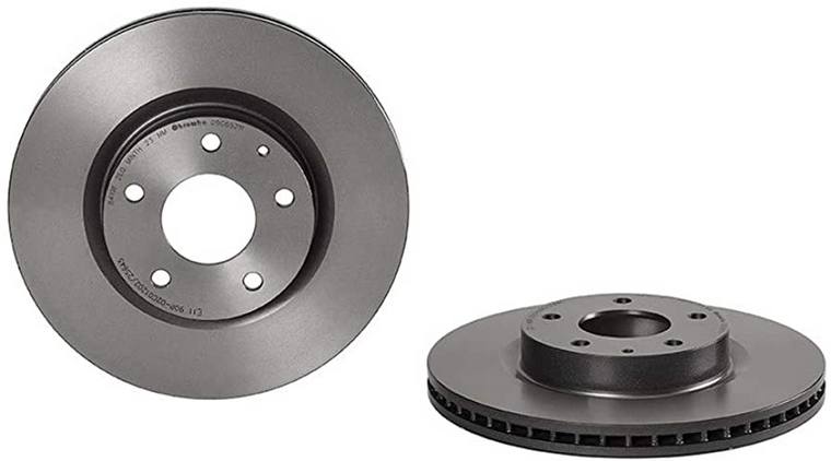 Product of Brembo 09C65211C02 Vented 1 Piece Brake Rotor 