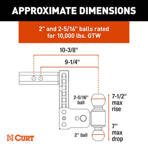 Curt 45962 Trailer Hitch Ball Mount||45962_2.Jpg||87||c9345962||2469552