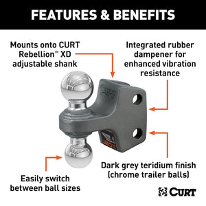 Curt 45952 Trailer Hitch Ball||||87||c9345952||2011255