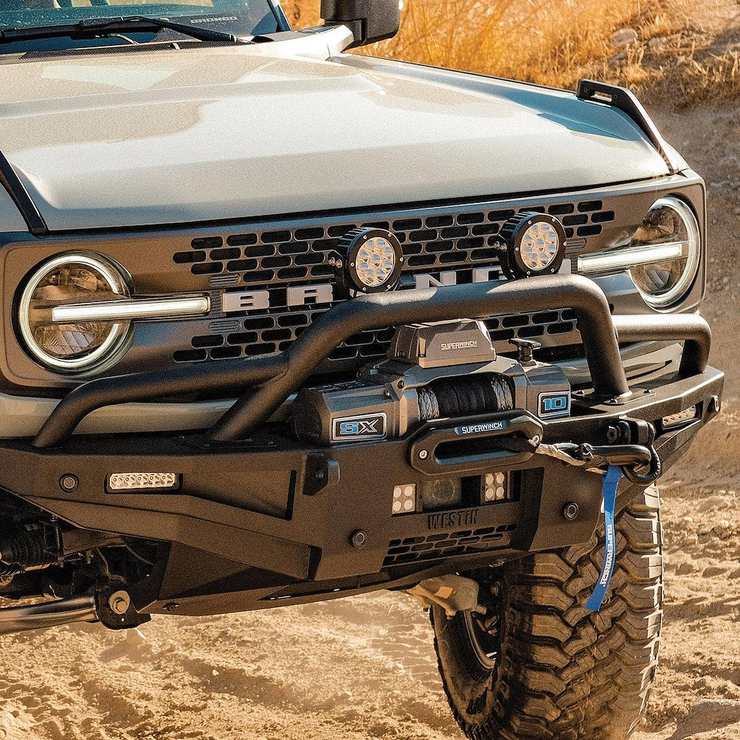 Product of Westin Automotive 59-731255 Bull Bar  with skid plate 