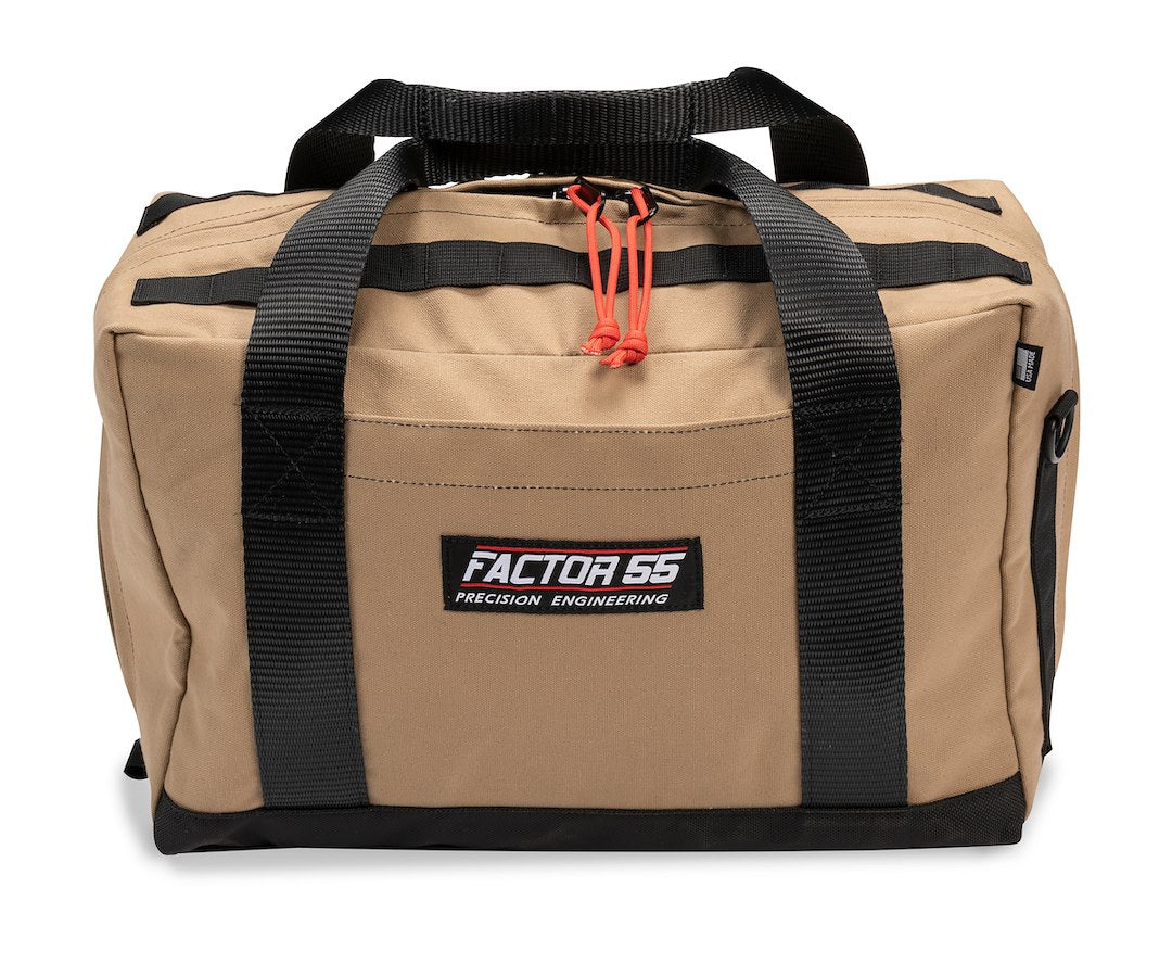 Factor 55 00482 Gear Bag||00482 Medium Tan Bag-Front.Jpg||85||fac00482||1141949