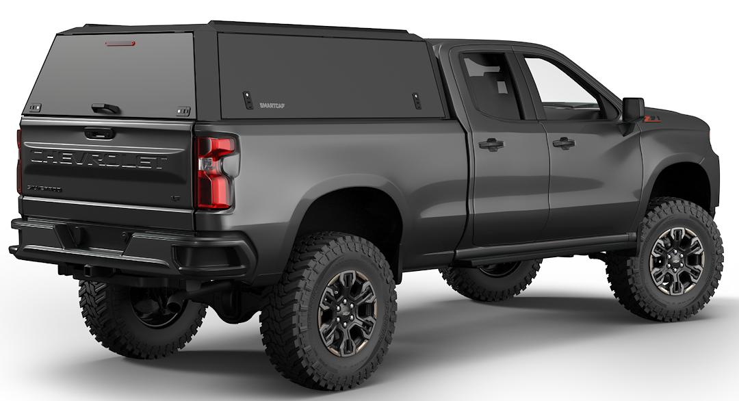 Smartcap Ed0131-Bn Truck Cap||smartcap Edge Defender Silverado 1500 2019 6-5_ Bed Bn 5 Passenger Rear Three Quarter.Png||89||rsied0131bn||2298239