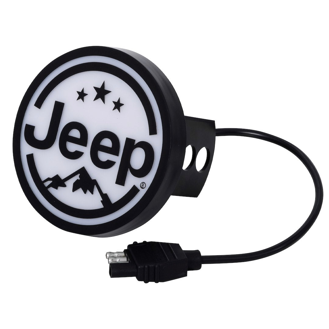 Plasticolor 002315r01 Trailer Hitch Cover||img Hp 2315 Lighted Jeep4.Jpg||85||p23002315r01||1697504
