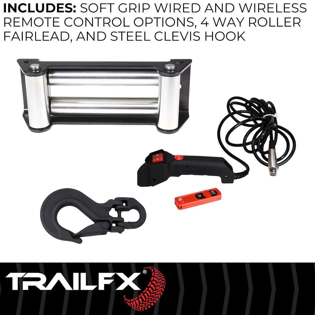 Product of TrailFX WR295B 9500 Pound Vehicle Recovery Winch 