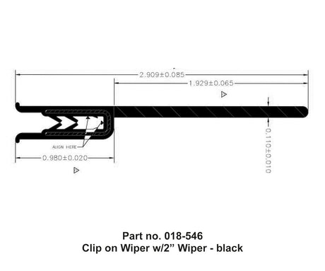 Ap Products 018-546 Slide Out Seal||018-546_1.Jpg||86||a1w018546||949306