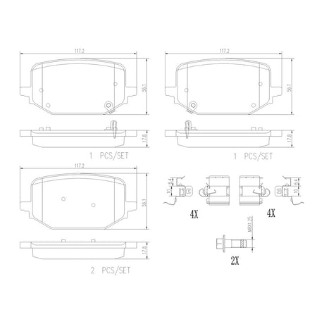 Brembo P24242 Brake Pad||p24242_Drw.Jpg||85||brmp24242||1754945