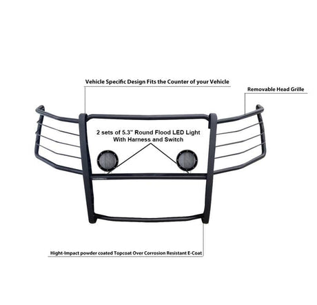 Black Horse Offroad 17fp32ma-Plfb Grille Guard||17fp32ma-Plfb_1.Jpeg||85||blk17fp32mafb||2237436