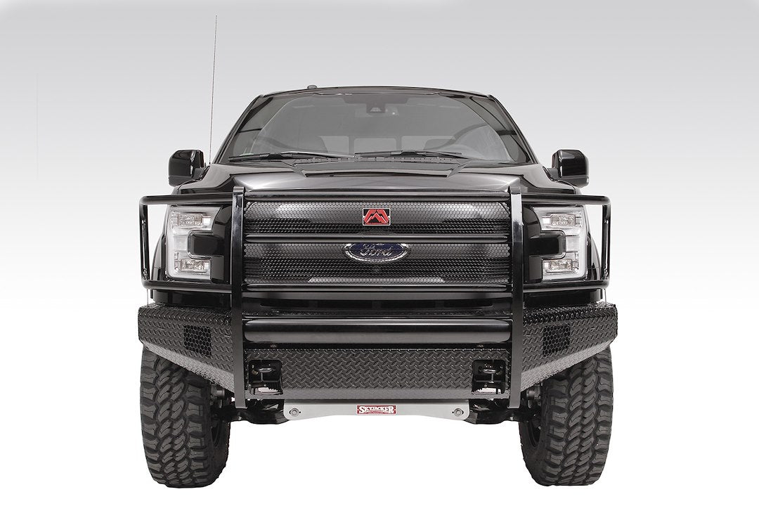 Product of Fab Fours FF09-K1960-1 Black Steel Steel Gloss Powder Coated Bumper 