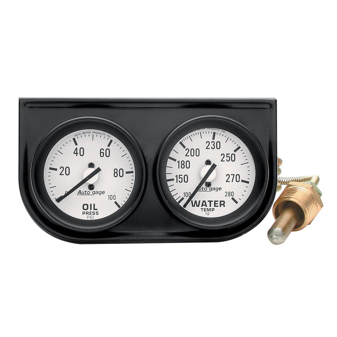 Autometer 2326 Gauge Oil Pressure/ Water Temperature||||85||a482326||2003001