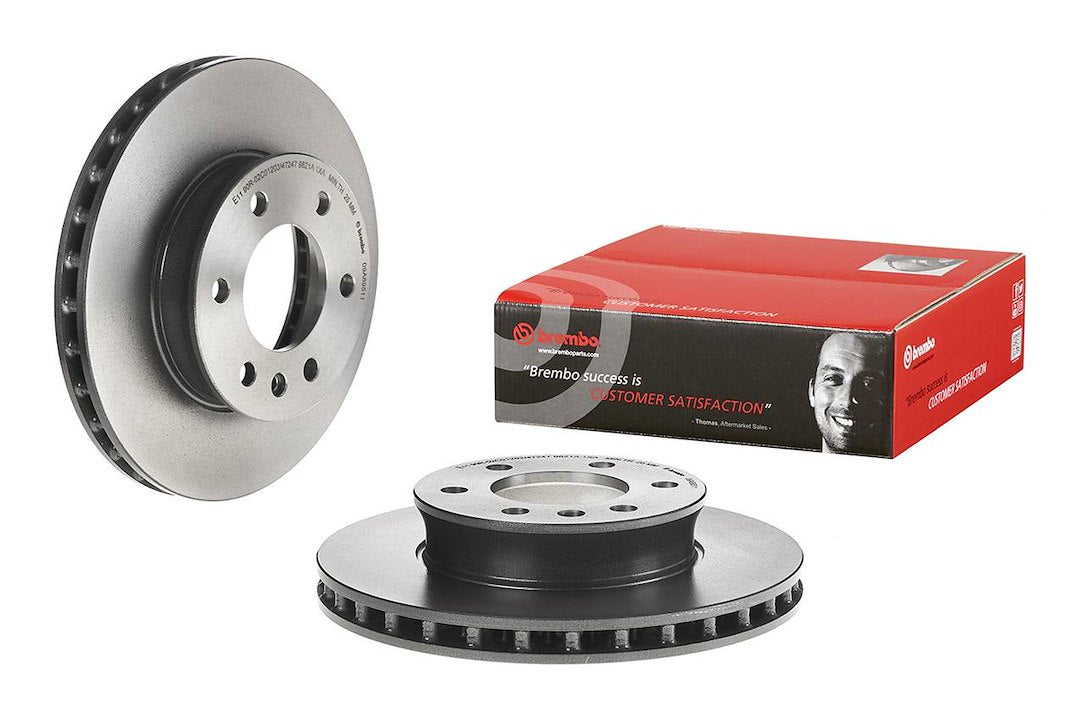 Product of Brembo 09A89511C02 Vented 1 Piece Brake Rotor 
