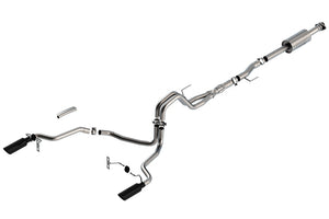 Product of Borla 140867BC ATAK ® Series Cat Back System Single Exhaust System Kit 