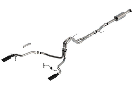 Product of Borla 140867BC ATAK ® Series Cat Back System Single Exhaust System Kit 