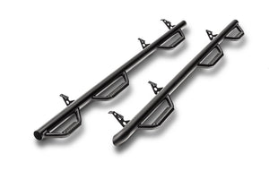 Product of N-Fab D20112MC-6-TX Black Matte Textured Powder Coated Round Nerf Bar - Truck Wheel To Wheel 