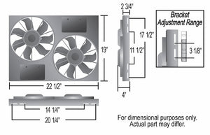 Derale 16830 Cooling Fan||16830-Dimensions.Jpg||86||d6516830||1571142