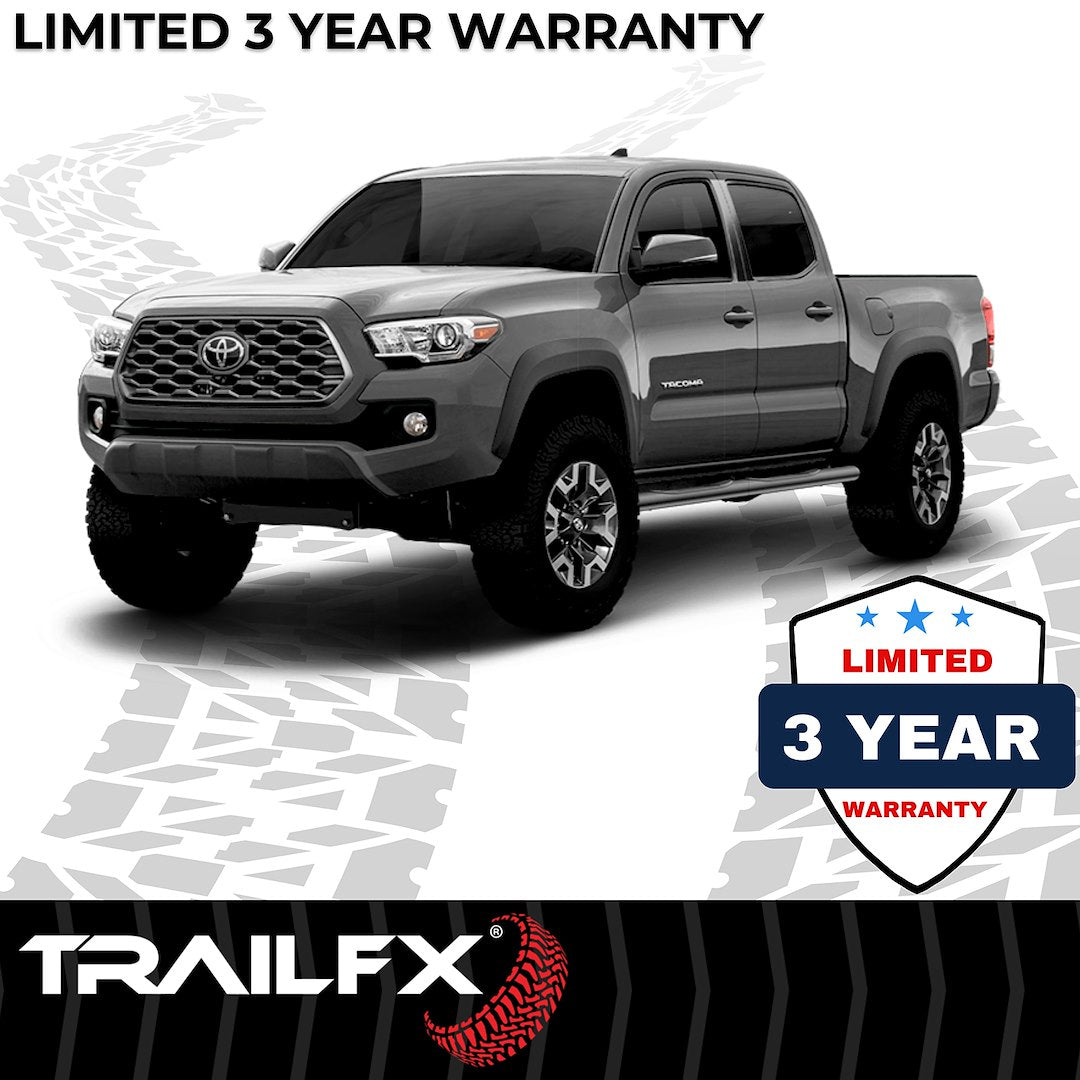 Product of TrailFX A1559T TFX 4" Oval Tube Side Steps Nerf Bar With Surface Steps 