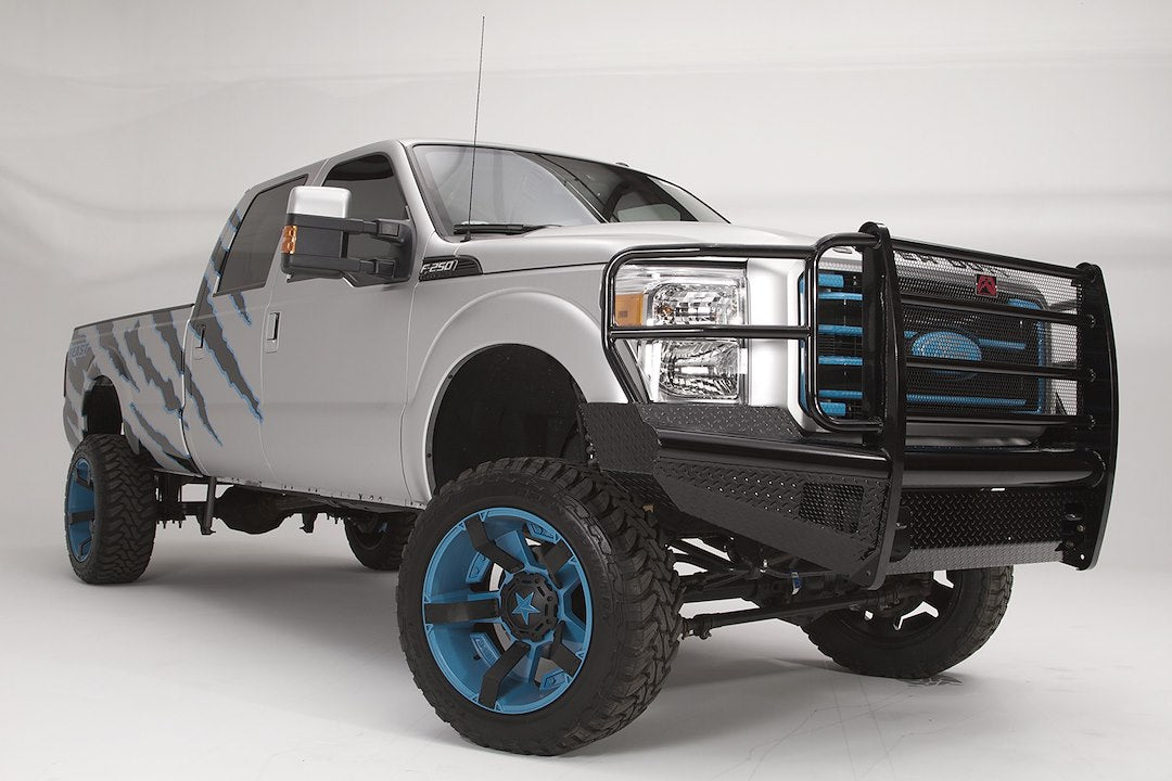 Product of Fab Fours FS11-S2560-1 Black Steel Steel Gloss Powder Coated Bumper 
