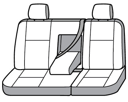 Product of Covercraft SS8464PCCH SeatSaver® Charcoal Black Polycotton Seat Cover 