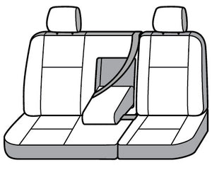 Product of Covercraft SS8464PCCH SeatSaver® Charcoal Black Polycotton Seat Cover 