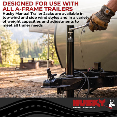 Husky Towing 30782 Trailer Tongue Jack||hus_30782_Side Wind Manual Jack_B2c_2.Jpg||86||hus30782||2577779