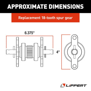 Product of Lippert Components 123356 Slide Out Gear