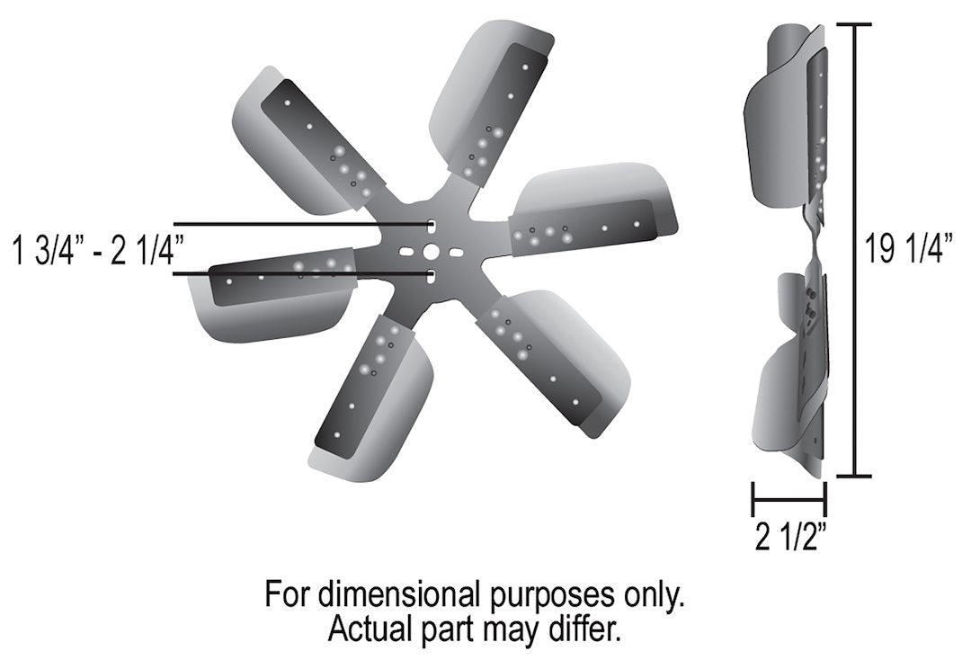 Derale 17619 Cooling Fan||17619-Dimensions.Jpg||88||d6517619||2214719