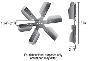Derale 17619 Cooling Fan||17619-Dimensions.Jpg||88||d6517619||2214719