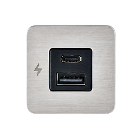 Scanstrut Sc-Tile-11 Usb Outlet||sc-Tile-11 Usb-A Usb-C Stainless Steel .Jpg||85||scasctile11||1744838