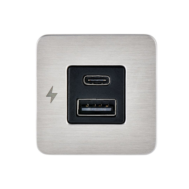 Scanstrut Sc-Tile-11 Usb Outlet||sc-Tile-11 Usb-A Usb-C Stainless Steel .Jpg||85||scasctile11||1744838