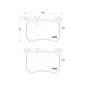 Product of Brembo P50111 Brake Pad - Set Of 4 