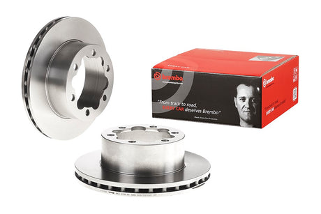 Product of Brembo 09951014C02 Vented 1 Piece Brake Rotor 