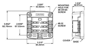 Blue Sea 5028-Bss Fuse Block||5028-Bss_3.Jpg||88||b6z5028bss||1367916