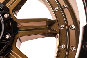 Product of Grid Wheels 17x9 Bronze With Black Lip Wheel - 6x5.31 Bolt Pattern 