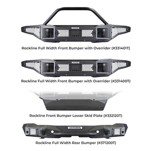 Product of Go Rhino 371400T Rockline Steel Textured Powder Coated Bumper 