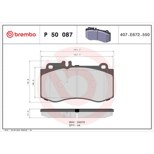 Brembo P50087 Brake Pad||p50087_Drw.Jpg||87||brmp50087||1753492