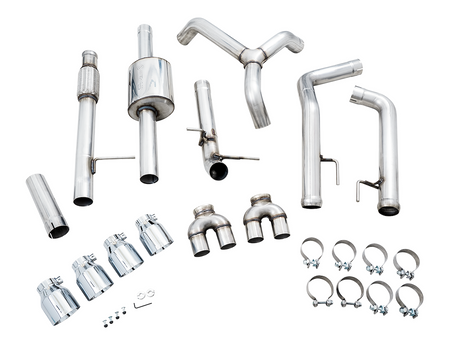 Product of AWE Tuning 3015-42201 0FG Cat-Back System Single Exhaust System Kit 