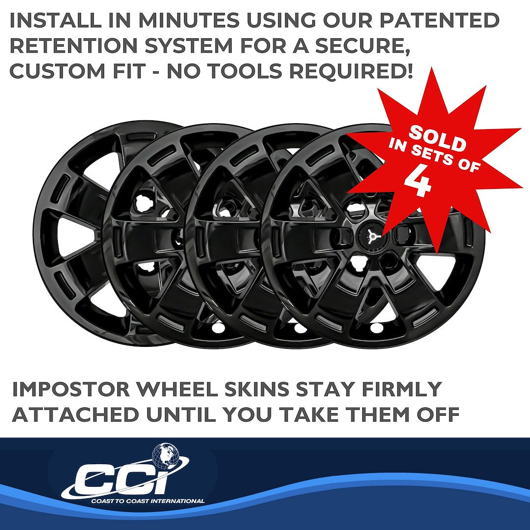 Product of Coast To Coast IWCIMP444BLK Black Set Of 4 