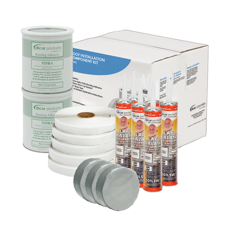 Dicor Corp. 435-Ck-W Roof Installation Kit||435-Ck-W.Png||85||d6j435ckw||1687023